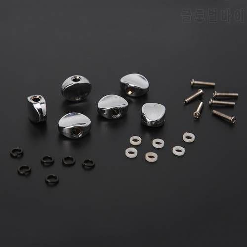 Guitar Tuning Pegs Accessories 6Pcs Replacement Guitar Tuners Machine Head Metal Buttons Tuning Pegs Parts