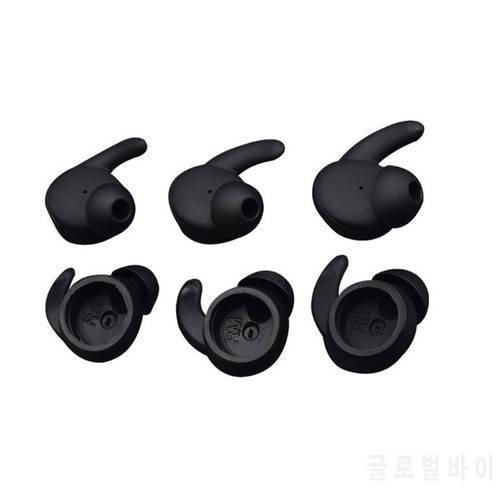3 Pairs Earbuds Cover In-Ear Tips Soft Silicone Skin Earpiece Ear Hook Replacement for Huawei Honor AM61 Sport Bluetooth Headset