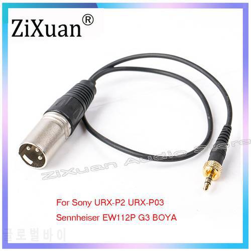 2Pcs Wireless microphone Microfilm Movie TV Camera 3pin cable For SONY URX-P2 URX-P03 UWP D11 D12 V1 for Sennheiser EW112P G3