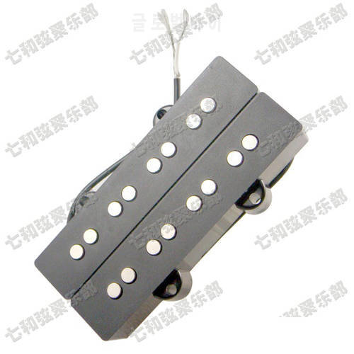 1 Pcs Black Bass Guitar Humbucker Double Coil 4 string Pickups for Electric BASS