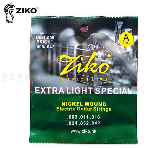 ZIKO DEG 009-042 Electric Guitar Strings Nickel Wound Extra Light Special Strings Musical Instrument Guitar Accessories Parts