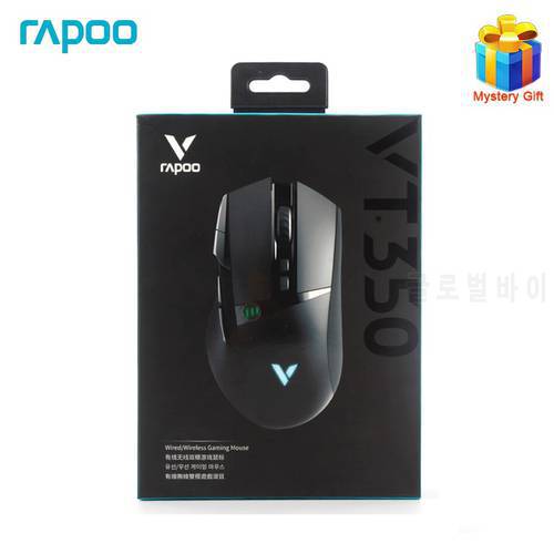 Rapoo VT350 Original E-sports Gaming Mouse 2.4G Wireless Mouse with 5000DPI 11 Buttons for Mouse Gamer PUBG Overwatch LOL