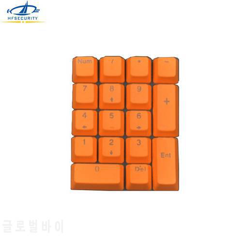 [HFSECURITY] DIY OEM Hight Colorful Mechanical Keyboard Keycaps PBT Backlit Number Key caps for Cherry Axis Keyboard