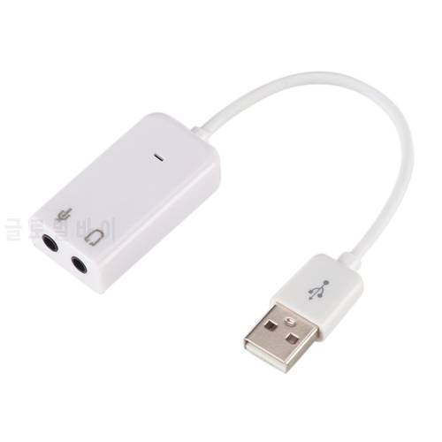JETTING USB 2.0 Virtual 7.1 Channel External USB Audio Sound Card Adapter Sound Cards For Laptop PC Mac With Cable