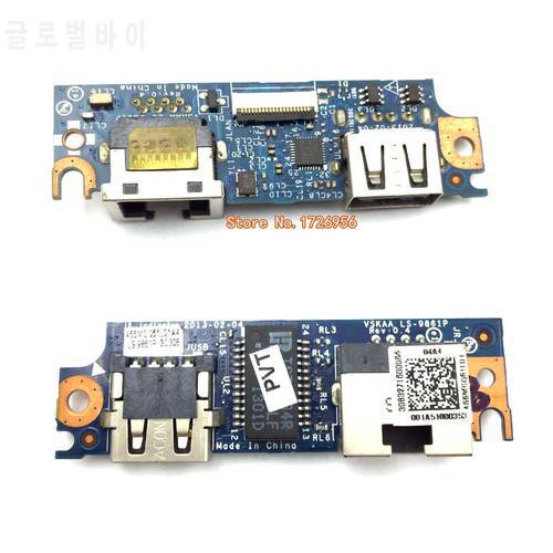 Original FOR TOSHIBA L40-A L40D-A L40-4 USB LAN BOARD LS-9861P