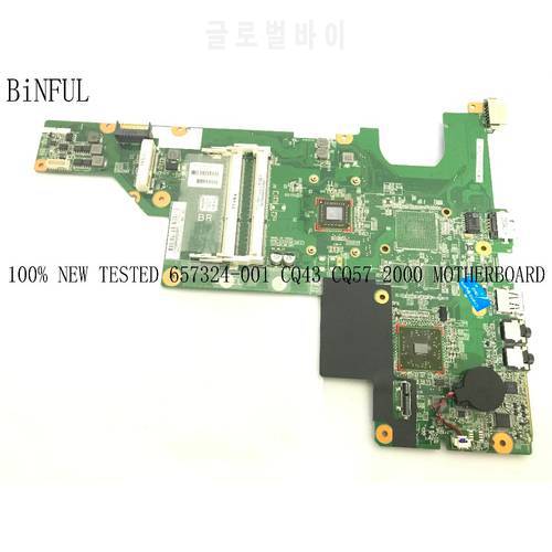 MLLSE ORIGINAL LAPTOP MOTHERBOARD FOR HP 2000 CQ43 CQ57 CQ435 CQ635 MAINBOARD WITH ONBOARD PROCESSOR