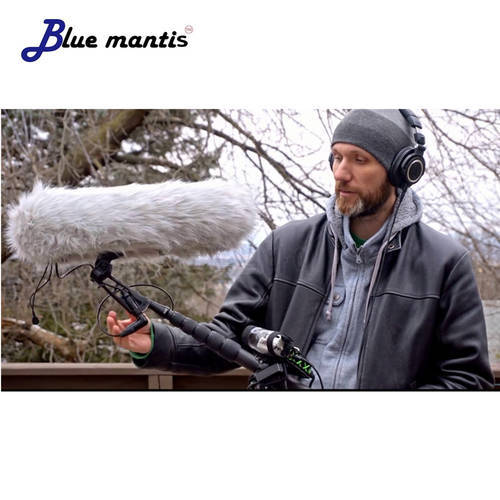 Blue mantis Blimp Windshield & Suspension For Shotguns Microphones Cage Handle Shock Absorber Wind Sweater Mic Cable