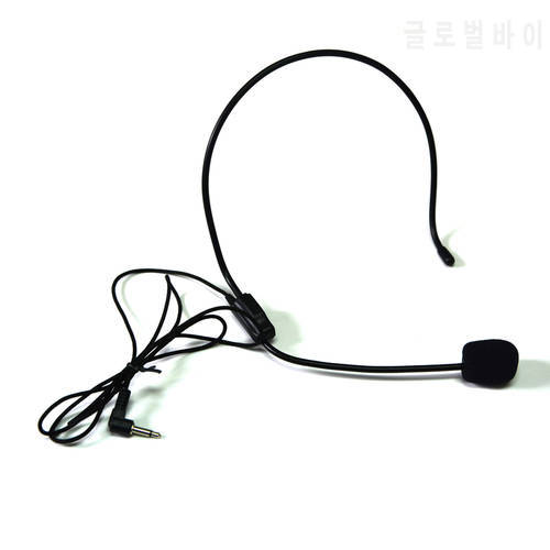 For Voice Amplifier, 3.5 Audio Jack Wired Headphone, Conference Microphone, Mini Headphone Microphone