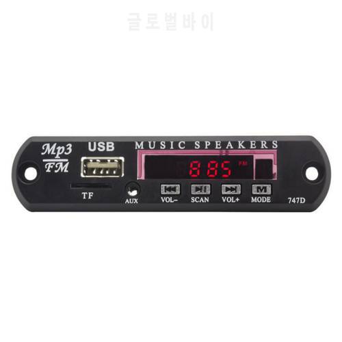 MP3 Decoder Board DC 12V Micro USB Power Supply TF Radio Audio Module for Car Remote Music mp3 Speaker