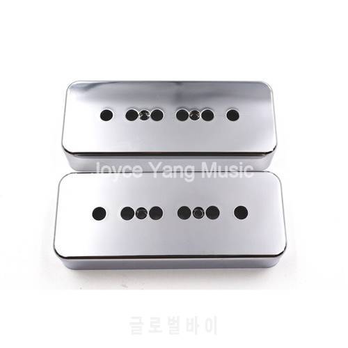 1 Set of 2pcs Niko Chrome P90 Soapbar Pickup Cover 50/52mm For LP Style Electric Guitar Free Shipping Wholesales