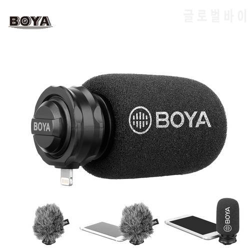 BOYA BY-DM200 Digital Stereo Condenser Microphone smart phone Recording interview Input for iPhone Xs 8 X 7 plus iPad iPod Touch