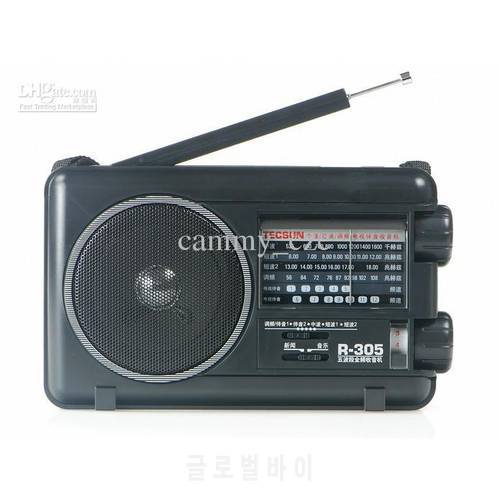 Original Tecsun R-305 R305 Full Band Radio Digital FM SW Stereo Radio Receiver Louderspeaker Music Player Portable Radio