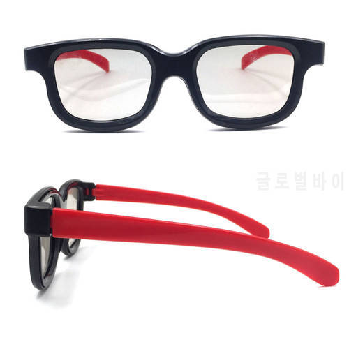 3pcs/lot ciname 3D Glasses Theater 3D glass Polarized Passive glasses For LG TCL Samsung SONY Konka reald 3D Cinema TV computer