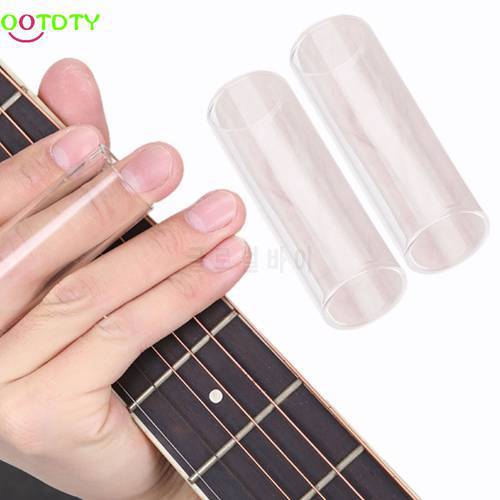 Plexiglass Slider Electric Guitar String Slide Glass Tube Finger Knuckle 22*60mm