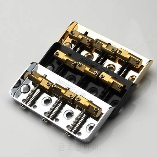 New Wilkinson WTBS Short TL Electric Guitar Bridge - Compensated Saddles in Chrome, Black or Gold