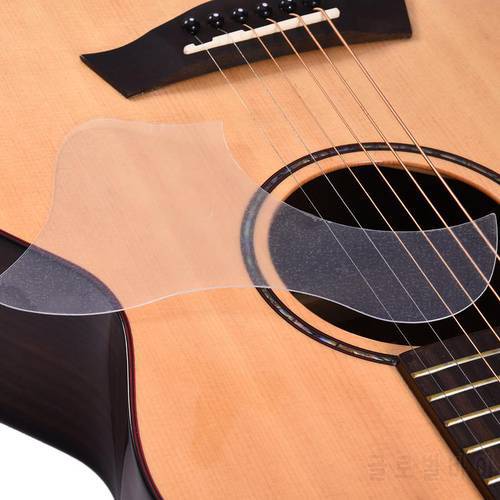 1pc Transparent Guitar Guard 40 / 41 Inches Folk Acoustic Guitar Pickguard Anti-scratch Classical Guitar Guard Plate Parts
