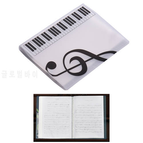 A4 Size Music Folder Music Score Paper Sheet Note Document File Organizer Folder Holder Case 40 Pockets