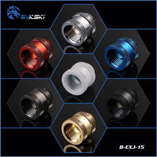 Bykski B-EXJ-15, 15mm Male To Female Extender Fittings, Boutique Diamond Pattern, Multiple Color G1/4 Male To Female Fittings