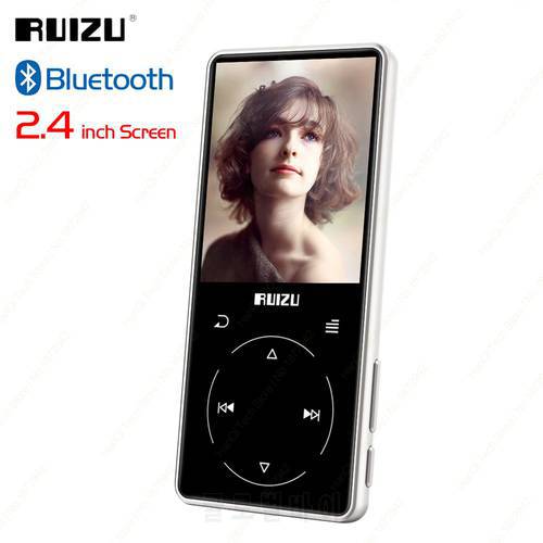 RUIZU D16 Metal Bluetooth MP3 Player Portable Audio 8GB Music Player with Built-in Speaker FM Radio,Recorder,E-Book,Video Player