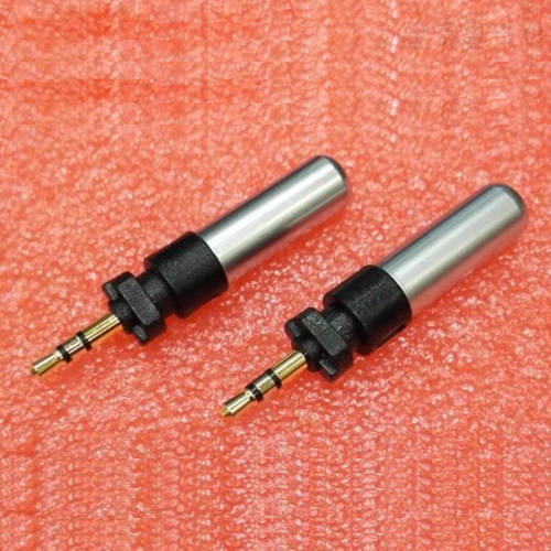 One pair 2.5mm 3Pins headphone Jack Plug For Philips SHP9000 SHP8900 Headphone Upgrade Cable