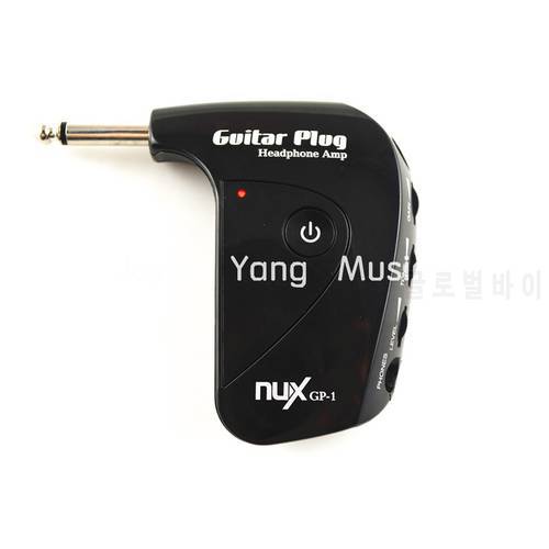 NUX GP-1 Portable Guitar Plug Headphone Amp with Classic Rock British Distortion Free Shipping