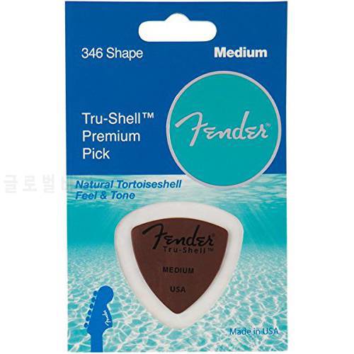 Fender 346 Shape Picks, Tru-Shell, for Electric Guitar, Acoustic Guitar, Mandolin, and Bass, Sell by 1 Piece