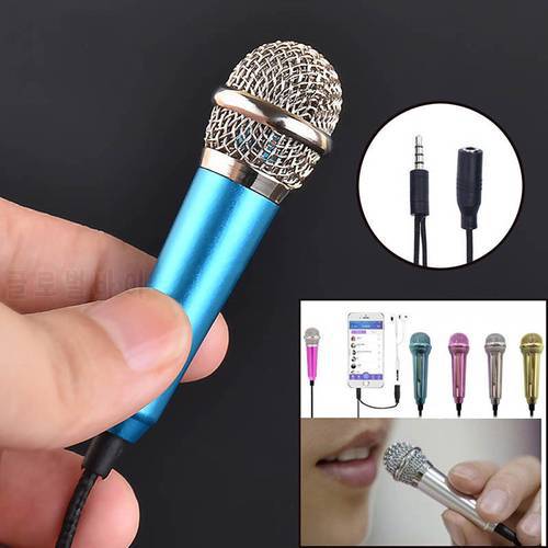 Centechia New Mini Karaoke Condenser Wired 3.5mm Stereo Microphone Mic For Android Mobile Phone DOM668