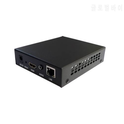HEVC HDMI-Compatible to NDI Converter Rtmps SRT Encoder H.265 IP Live Streaming Video H.264 IPTV for OBS Vmix Facebook Youtube