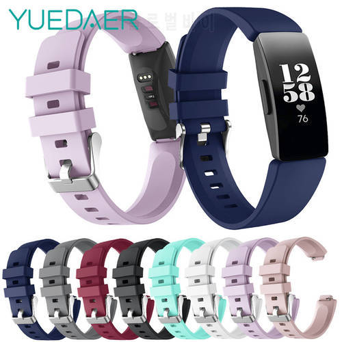 YUEDAER Strap For Fitbit inspire Band For Fitbit inspire HR Straps Silicon Soft TPU Bracelet For Fit Bit inspire Accessories