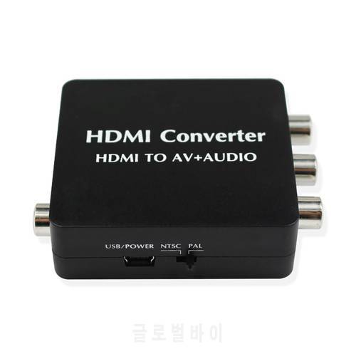 HDMI to AV RCA Audio SPDIF Optical Toslink COAXIAL 1080p Converter For DVD PS3 With USB cable