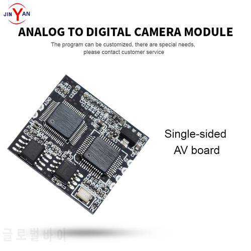 JinYan Analog video to USB digital signal CVBS to USB camera module AV TO USB video conversion module Single-sided AV board
