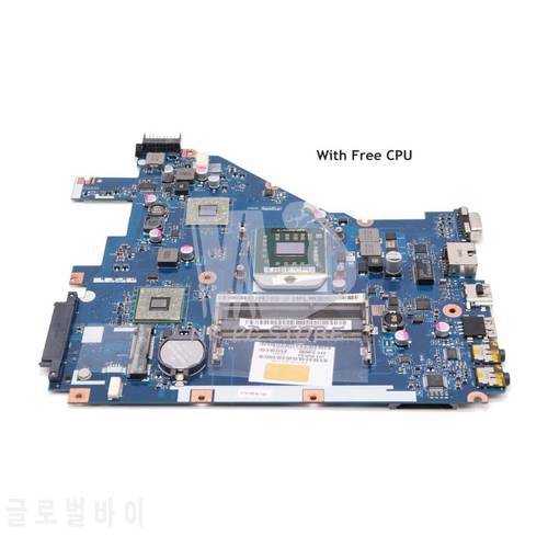 NOKOTION LA-6552P MBR4602001 Laptop Motherboard For Acer aspire 5552 5552G MAIN BOARD DDR3 Socket S1 with Free CPU