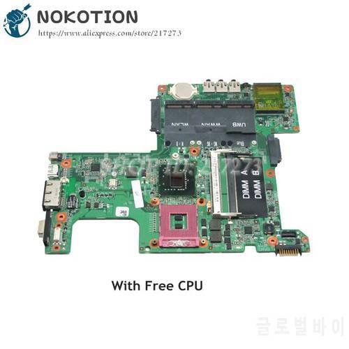 NOKOTION Laptop Motherboard For Dell Inspiron 1525 MAIN BOARD 965GM DDR2 Free CPU CN-0M353G 0M353G 48.4W002.031