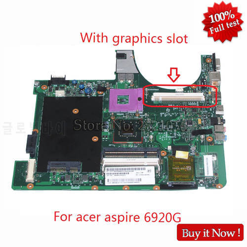 NOKOTION MBAPQ0B001 MB.APQ0B.001 For acer Aspire 6920G Laptop motherboard 1310A2184401 with graphics slot free cpu 100% test