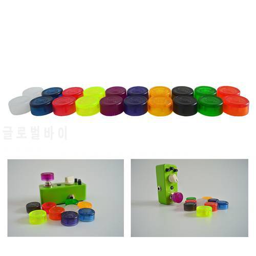Guitar Pedal Footswitch Topper protector 10 Different Color for Choose Colorful ABS Effects Bumpers