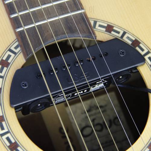 LSM SPA2 Guitar sound hole pickup guitar preamp Preamp System Dual pickup system coil and mic guitar pick holder