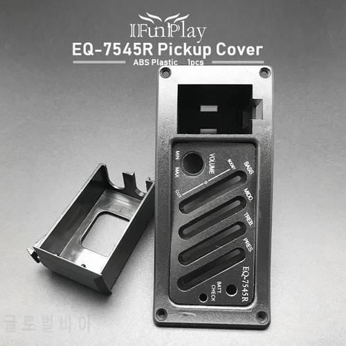 Acoustic Guitar Preamp Equalizer EQ 7545R Piezo Pickup Cover 9V Battery Boxs/Holder/Case/Compartment Cover Dropship