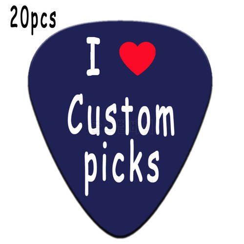 20pcs Printing name image logo photo personalized custom guitar pick plectrum with free shipping