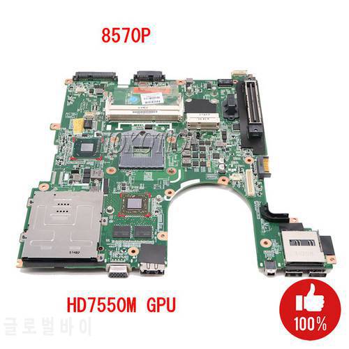 NOKOTION 686970-001 686970-501 Main board For HP Elitebook 8570P Laptop Motherboard DDR3 HD7750M 1GB Graphics