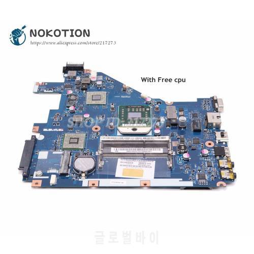 NOKOTION Laptop Motherboard For Acer aspire 5552G 5552 MAIN BOARD NV50A MBR4602001 PEW96 LA-6552P Free cpu