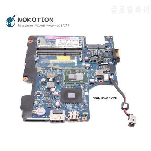 NOKOTION K000106830 NDU00 LA-6031P MAIN BOARD For Toshiba Satellite T210 T215 T230 Laptop Motherboard HM55 U5400 CPU