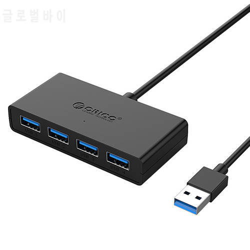 USB 3.0 4-Port USB Hub Splitter Adapter 5Gbps for Laptop Computer PC Android port Independent power supply ， G11-H4-U3