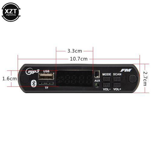 DC 12V MP3 Module Decoder Board Wireless Car Bluetooth 5.0 Support FM SD Card Big Screen JQ-D091BT for Music Speaker