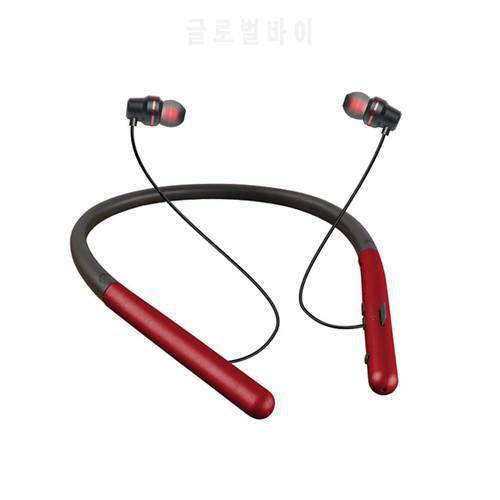 Arikasen bluetooth wireless headphone with memory card slot MP3 music player sport wireless bluetooth headset neckband earphone