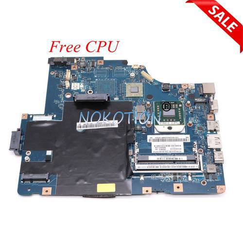 NOKOTION LA-5754P laptop Motherboard For Lenovo G565 Z565 Notebook PC System board Main board DDR3 11S69038329 free cpu