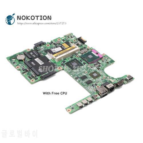 NOKOTION CN-0C235M 0C235M CN-0K313M 0K313M For Dell Studio 1555 Laptop Motherboard GM45 DDR2 HD4500 Free cpu