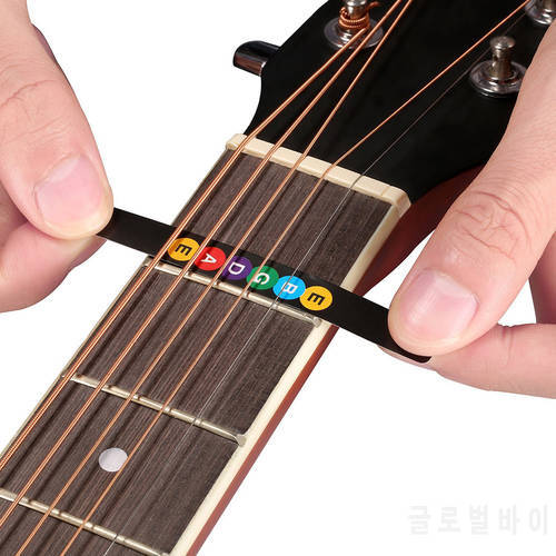 Acoustic Guitar Fretboard Note Stickers Guitar Fingerboard Frets Map Sticker for Beginner Learner Guitar Parts & Accessories