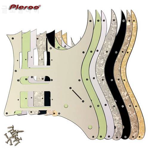 Pleroo Great Quality Electric Guitar Parts - For MIJ Ibanez RG350 EXZ Guitar Pickguard Humbucker HSH Pickup Scratch Plate