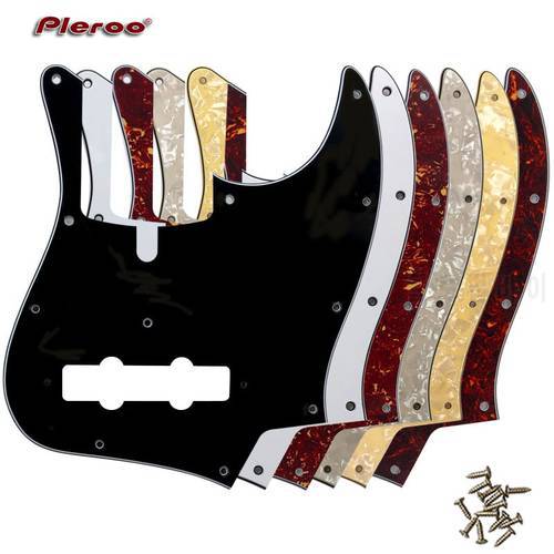Pleroo Custom Quality Pickguard - For US 11 Holes Atelier Z DAL 5 String Jazz Bass Guitar Pickguard Scratch Plate