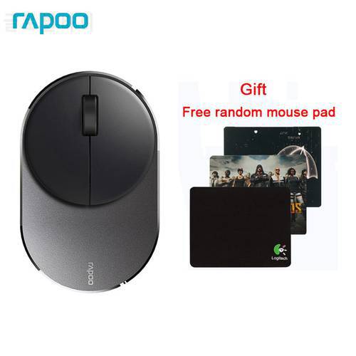 Rapoo M600 Original Fashion Portable Wireless Mouse Silent Multi-mode Bluetooth Mouse Optical Mouse for Business Office
